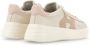 Hogan Witte Roze Leren Platte Schoenen Beige Dames - Thumbnail 6