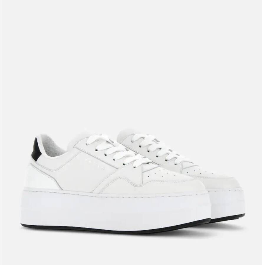 Hogan Witte Skyscraper Sneakers Urban Chic White Dames