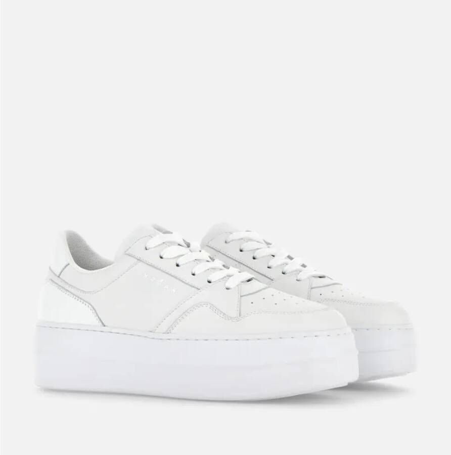 Hogan Witte Skyscraper Sneakers Urban Chic White Dames