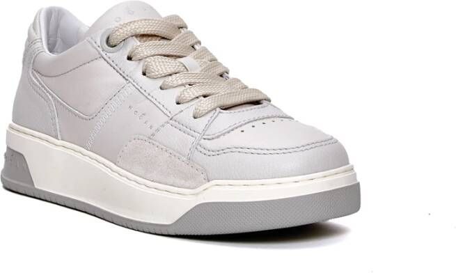 Hogan Witte Sneakers Glad Leer Geheugenschuim White Dames