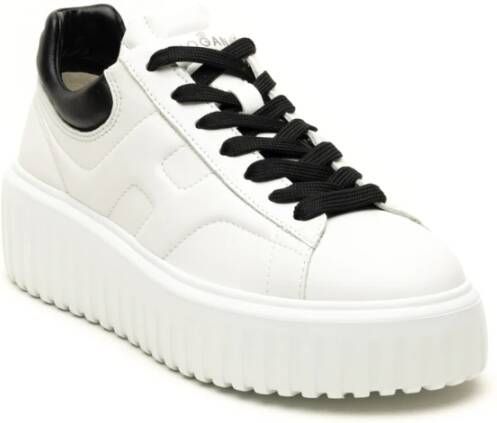 Hogan Witte Sneakers H-Stripes Veters White Dames