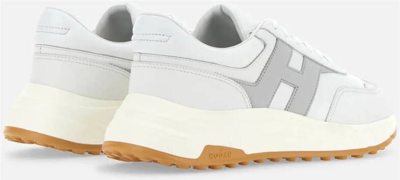 Hogan Witte Sneakers Hyperlight Glad Leer White Heren