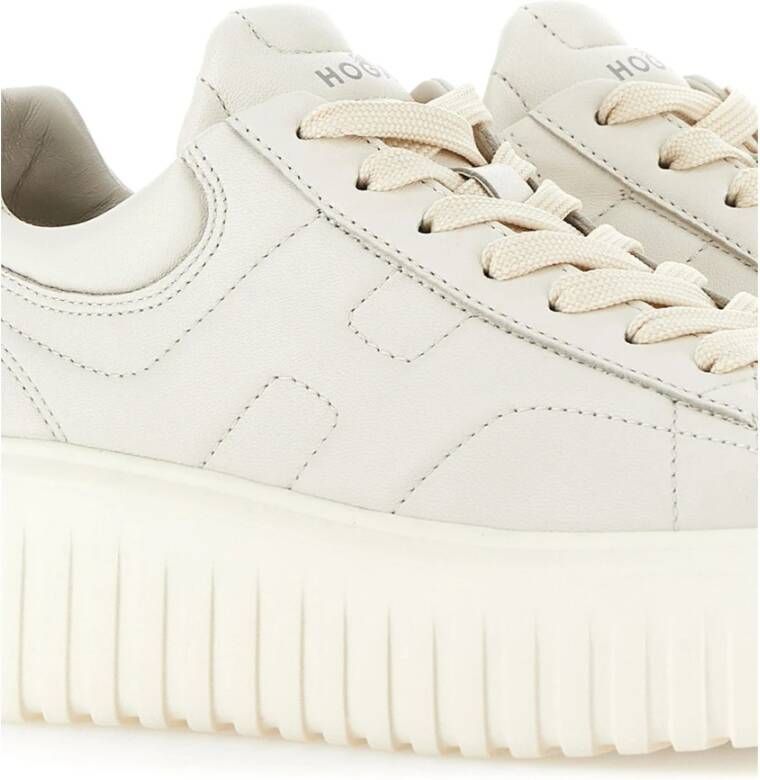 Hogan Witte Sneakers Klassiek Model White Dames