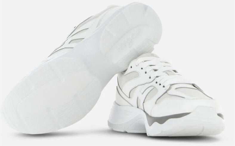 Hogan Witte Sneakers Klassiek Model White Heren