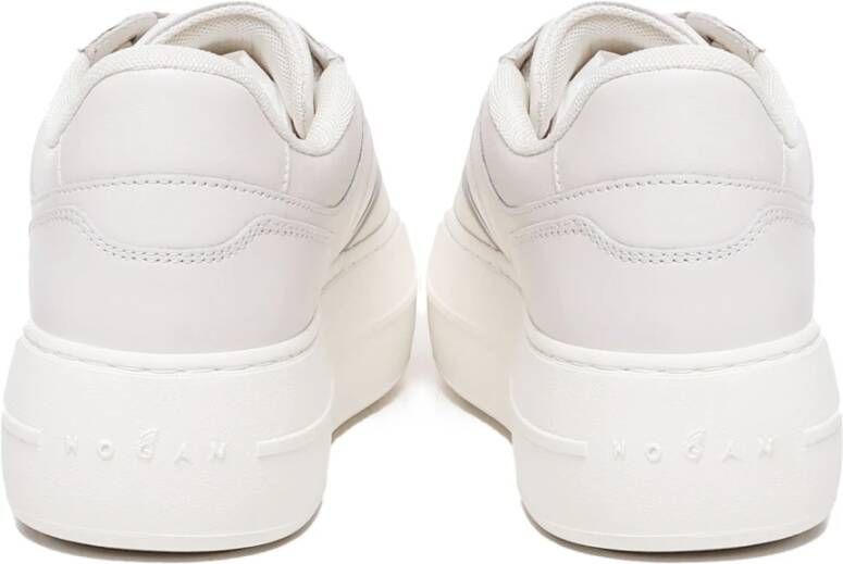 Hogan Witte Sneakers met Dikke Rubberen Zool White Dames