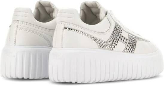 Hogan Witte Sneakers met Flatform Zool White Dames