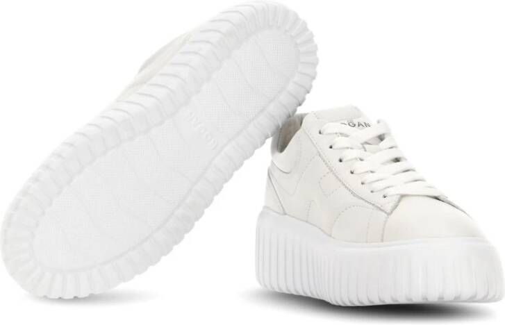 Hogan Witte Sneakers met Flatform Zool White Dames