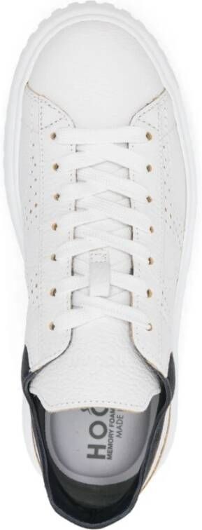 Hogan Witte Sneakers met Geperforeerd H-logo White Heren