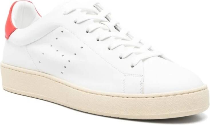 Hogan Witte Sneakers met H Logo Detail White Heren