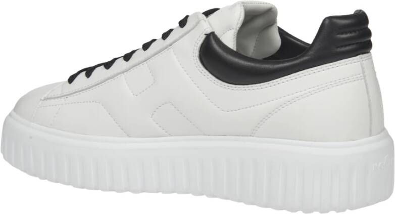 Hogan Witte Sneakers met H-strepen White Heren