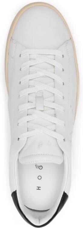 Hogan Witte Sneakers met Merkdetails White Heren