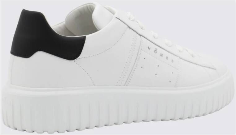 Hogan Witte Sneakers met Ronde Neus White Heren