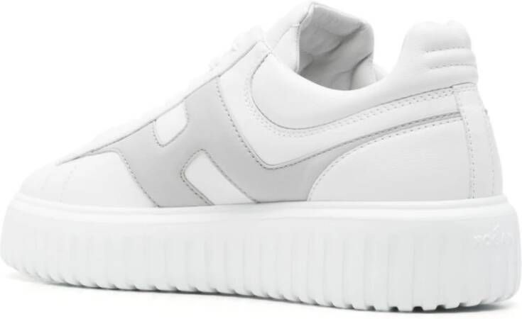 Hogan Witte Sneakers met Verwisselbare Veters White Heren