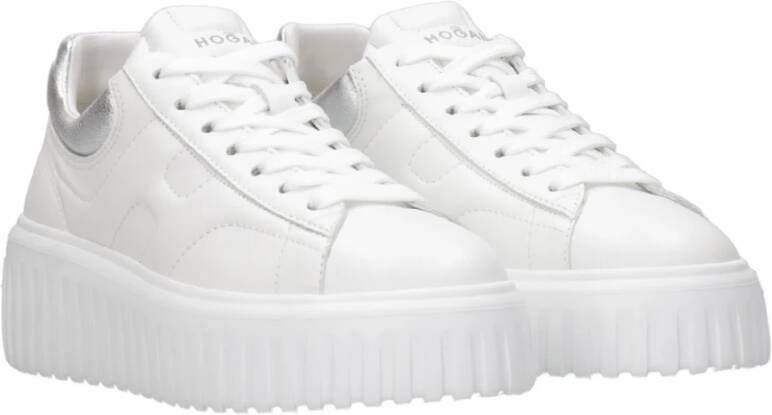 Hogan Witte Sneakers Nappa Iconische Stijl White Dames