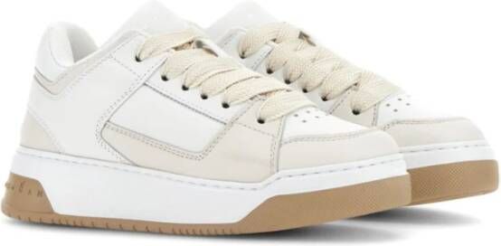 Hogan Witte Sneakers Paneeldesign Logoprint White Dames