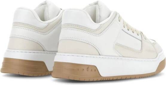 Hogan Witte Sneakers Paneeldesign Logoprint White Dames