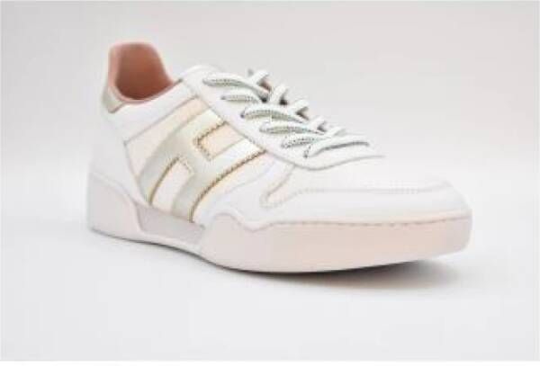 Hogan Witte Sneakers Platte Schoenen White Dames