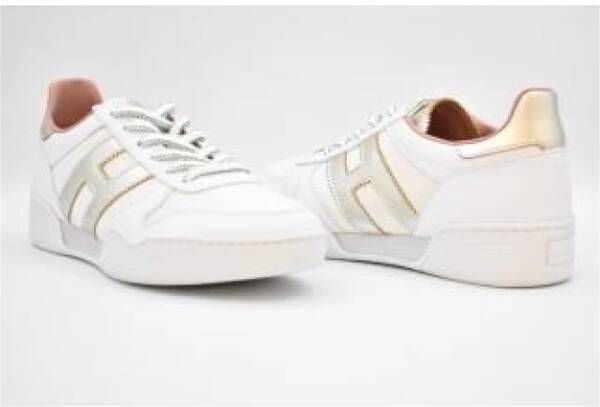 Hogan Witte Sneakers Platte Schoenen White Dames