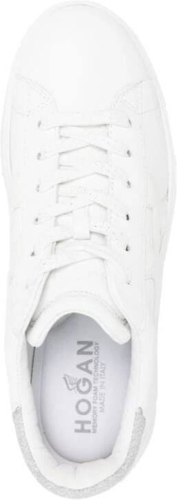 Hogan Casual Wit Leren Sneaker White Dames