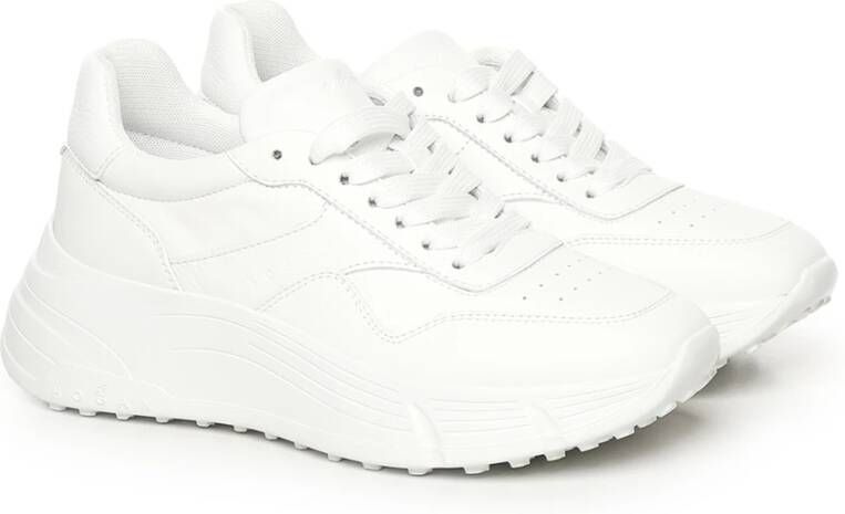 Hogan Witte Sneakers Vetersluiting Stijl White Heren