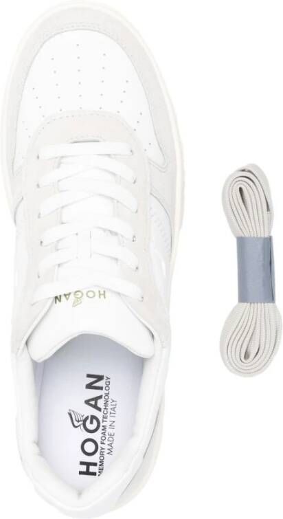 Hogan Witte tweekleurige sneakers White Heren