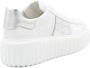 Hogan Witte Veterschoenen met Flatform Zool White Dames - Thumbnail 2