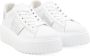 Hogan Witte Veterschoenen met Flatform Zool White Dames - Thumbnail 4