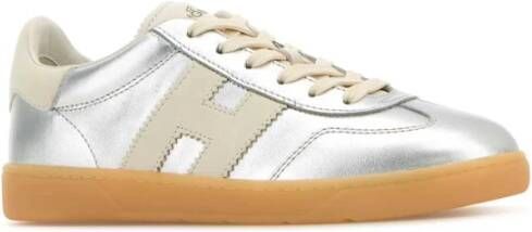 Hogan Zilveren Coole Sneakers Gray Dames