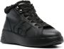 Hogan Zwarte Casual High Top Sneakers Black Dames - Thumbnail 2