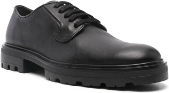 Hogan Zwarte Derby Schoenen Black Heren