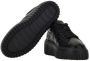 Hogan Zwarte Leren Sneakers Ronde Neus Vetersluiting Black Dames - Thumbnail 4