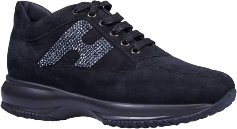 Hogan Zwarte Interactieve Model Sneakers Black Dames