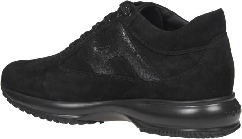 Hogan Zwarte Interactieve Sneakers Aw23 Black Dames