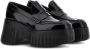 Hogan Zwarte Lakleren Instap Schoenen Black Dames - Thumbnail 2