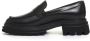 Hogan Zwarte Leren Loafer Schoen Black Dames - Thumbnail 4