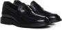 Hogan Zwarte leren loafers met reliëf monogram Black Heren - Thumbnail 5