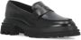 Hogan Zwarte Leren Loafers met Verhoogde Zool Black Dames - Thumbnail 3