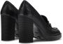 Hogan Zwarte Leren Mocassin Schoenen Black Dames - Thumbnail 3