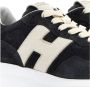 Hogan Zwarte Leren Sneakers Blue Dames - Thumbnail 4