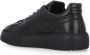 Hogan Zwarte Leren Sneakers Ronde Neus Iconische H Black Heren - Thumbnail 4