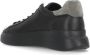 Hogan Zwarte Leren Sneakers Ronde Neus Vetersluiting Black Heren - Thumbnail 4