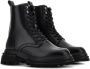 Hogan Zwarte Leren Veterschoenen Black Dames - Thumbnail 5