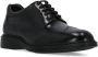 Hogan Zwarte Leren Veterschoenen Duilio Patroon Black Heren - Thumbnail 3