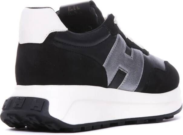 Hogan Zwarte Plateau Sneakers Black Dames