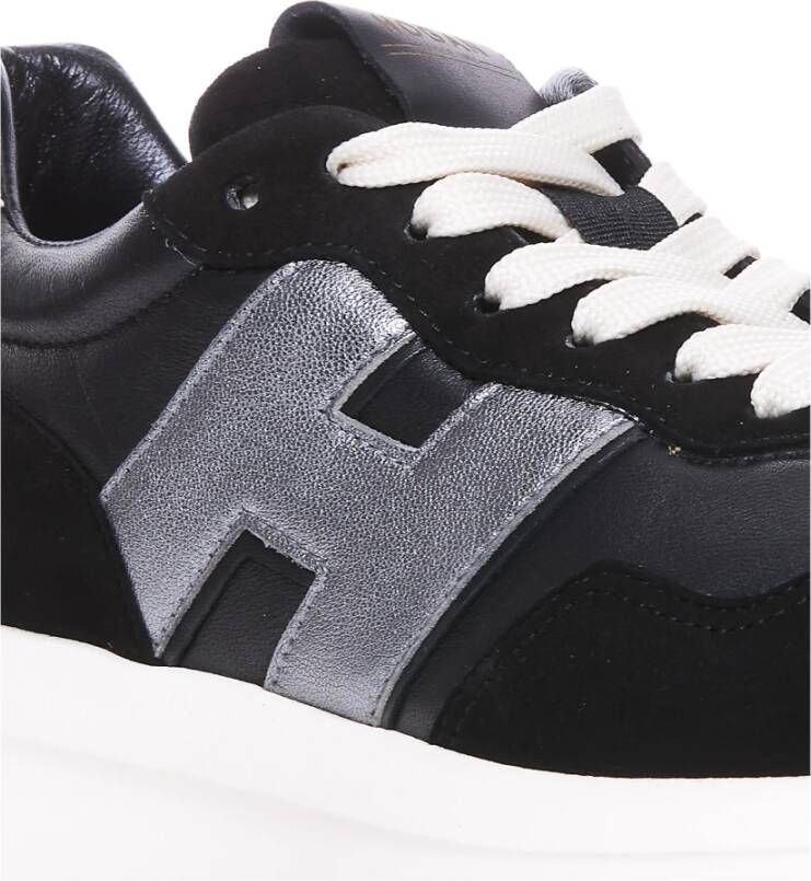 Hogan Zwarte Plateau Sneakers Black Dames