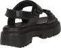 Hogan Zwarte Sandalen met Bandje Black Dames - Thumbnail 3