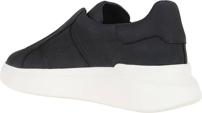 Hogan Zwarte Sneakers Aerodynamische Zool Stijl Black Heren