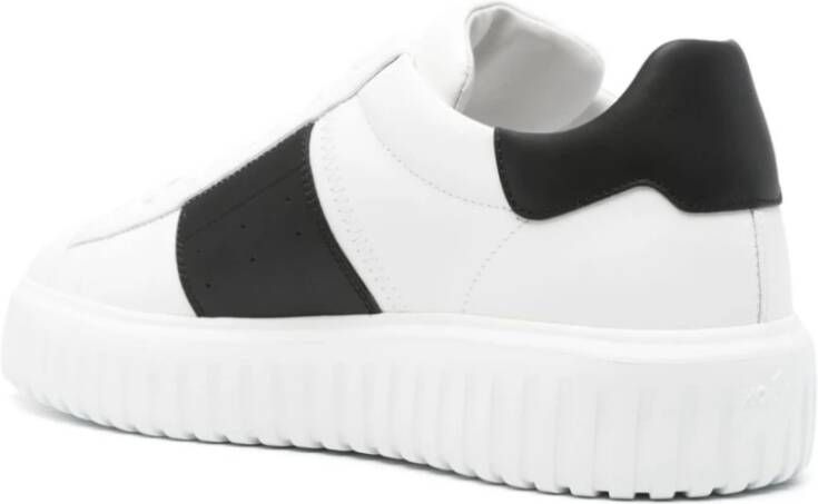 Hogan Zwarte Sneakers voor Mannen Aw24 White Heren