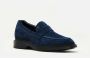 Hogan Zwarte Suède Loafer Schoenen Blue Heren - Thumbnail 2