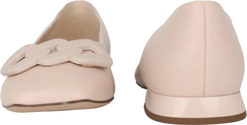 Högl Beige leren ballerina schoenen Beige Dames